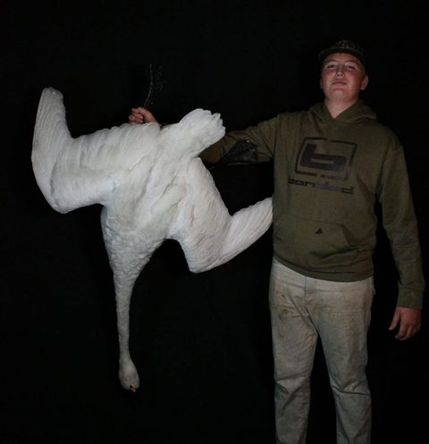 Customer with their finished mount from Jason's Taxidermy